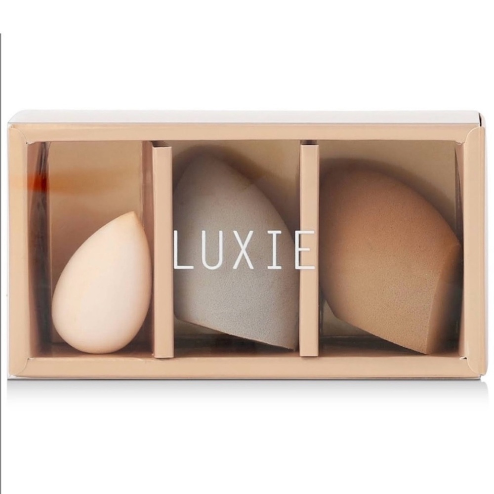Luxie Sponge Set Trio | Bake, Contour & Blend | Vegan Beauty Tools